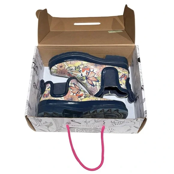 Sakroots Women’s Short Rainboots, Colorful Floral Pattern - Picture 14 of 15